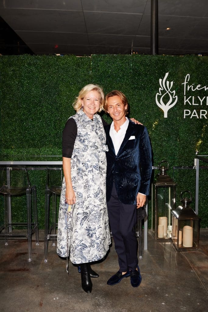 Hosts Ann Hobson and Alvise Orsini (Photo by Jonathan Zizzo)