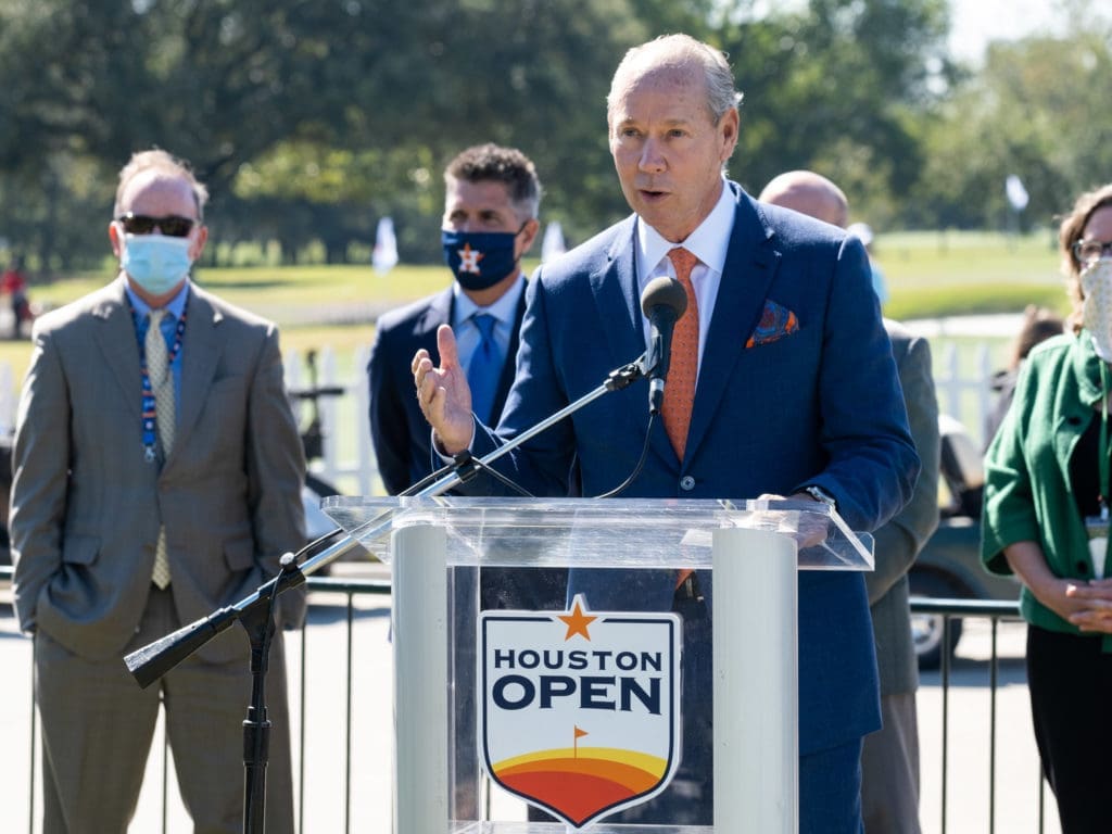 Jim Crane is already promising that the Houston Open will be bigger and better in the future. (Photo by F. Carter Smith)