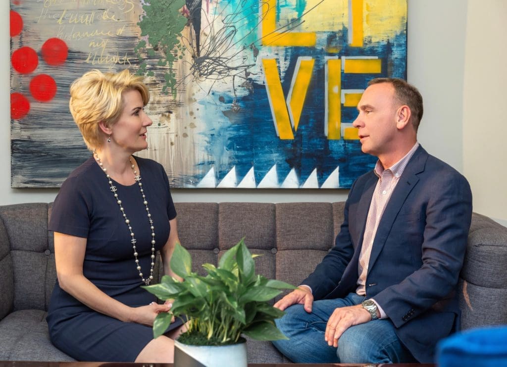 Robin French, VP of concierge services, coordinates care with Dr. Flowers.