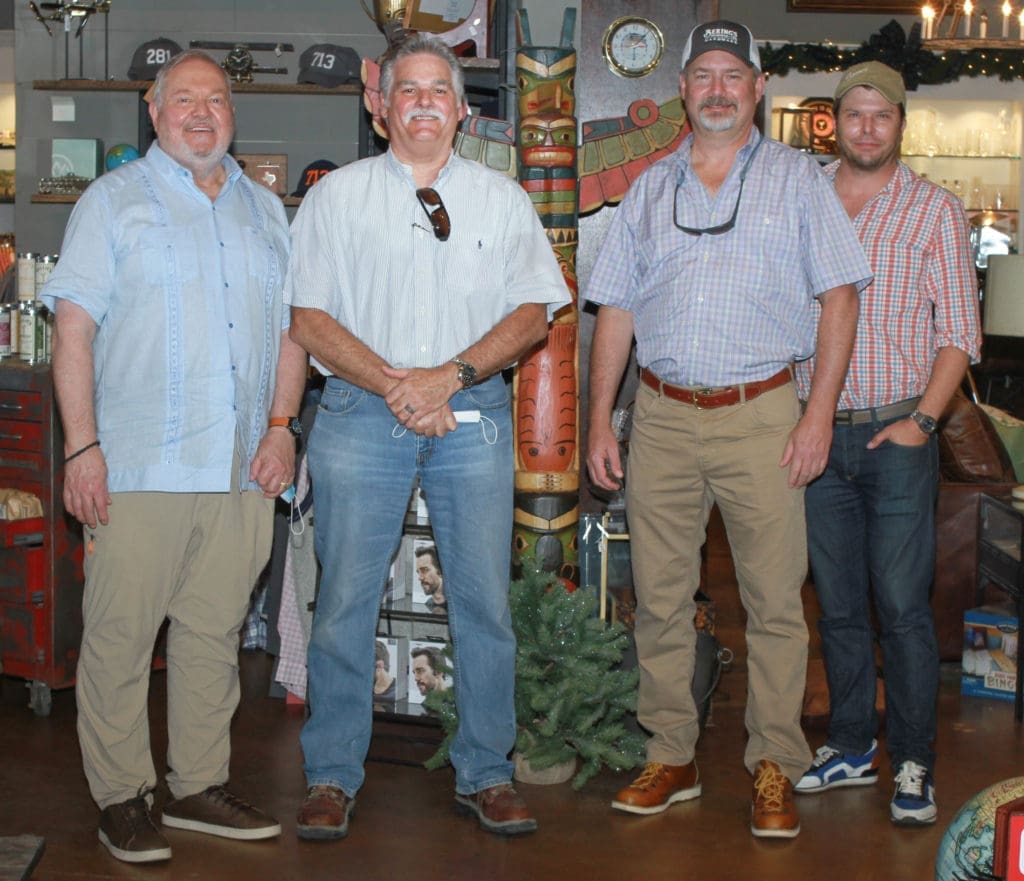 The Bering's Hardware team Ken Brown, Steve Helmer, Augie Bering, Michael Uchniat (Photo by Chris P. Bachman )