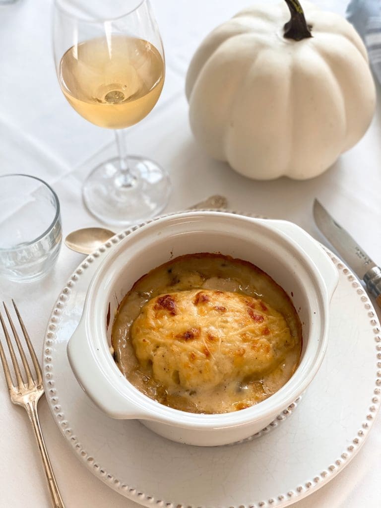 Quenelle with mussels at Café Poêtes