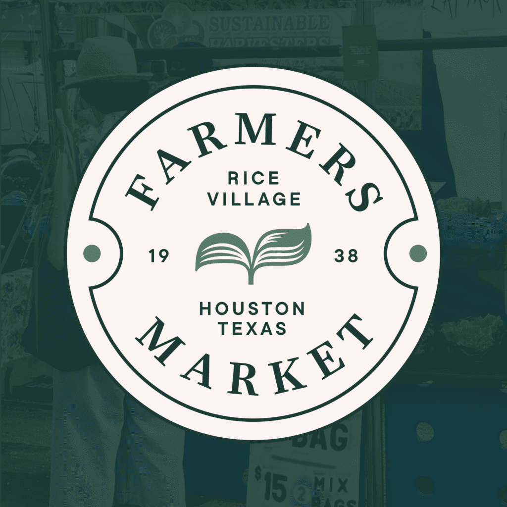 The Rice Village Farmers Market is ready to roll with its logo in place and the launch scheduled for December 6.