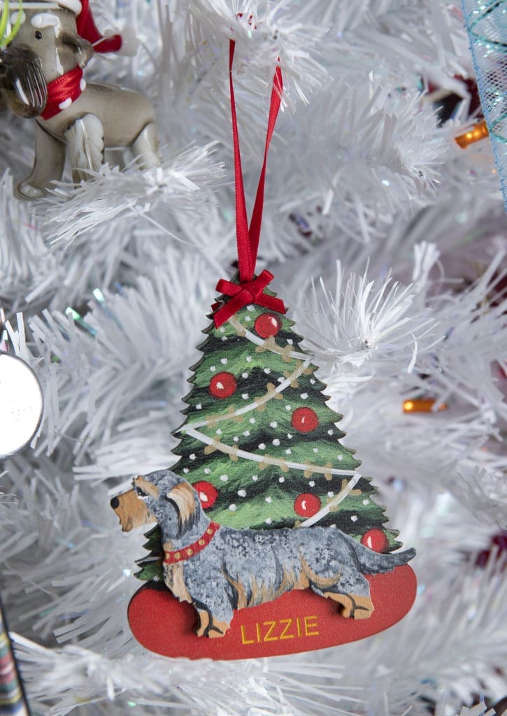 The dog themed tree.