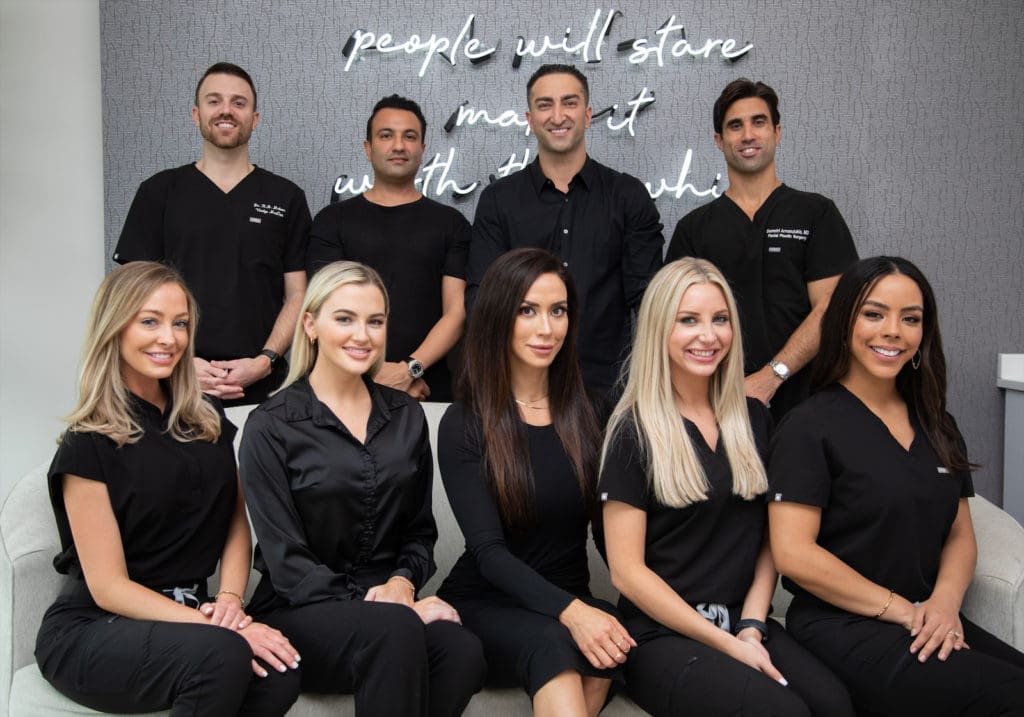 The team at Vitalyc MedSpa, including Taylor Siemens. 