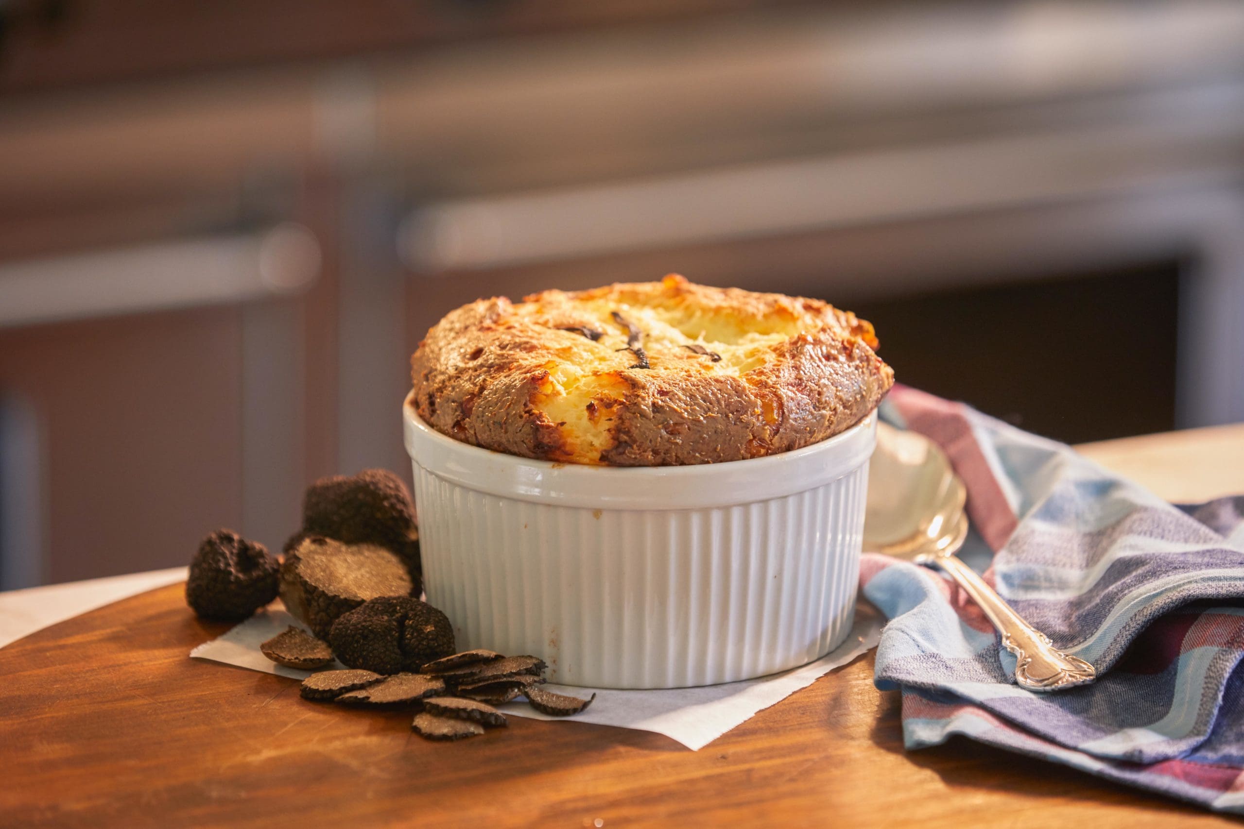 White Corn and Truffle soufflé available for nationwide shipping at thefabfete.com; photo by Terry Vine (Photo by Terry Vine)