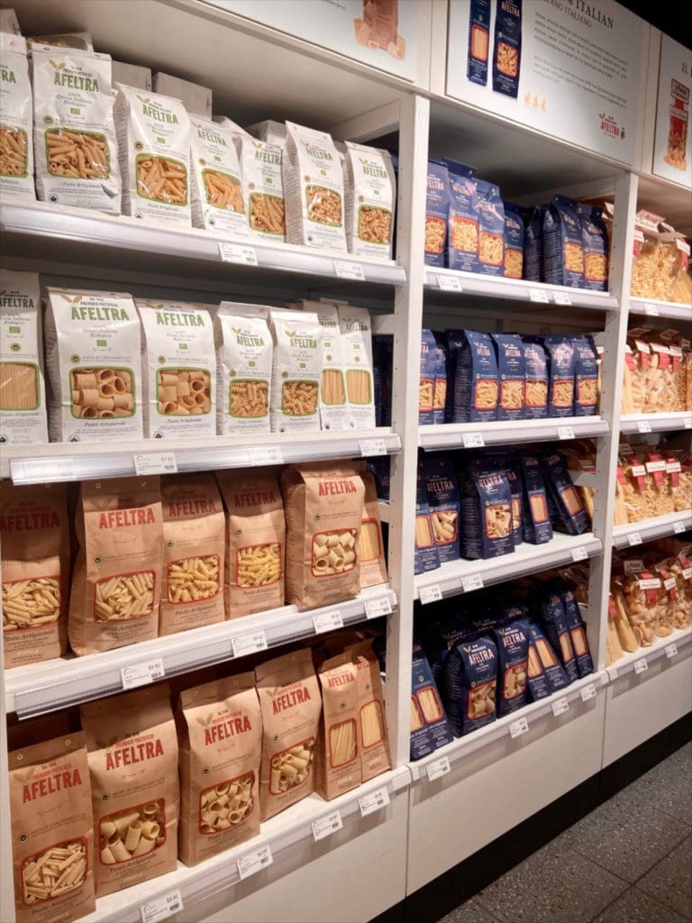 Eataly Dallas' retail section includes 10,000 local and Italian products. 