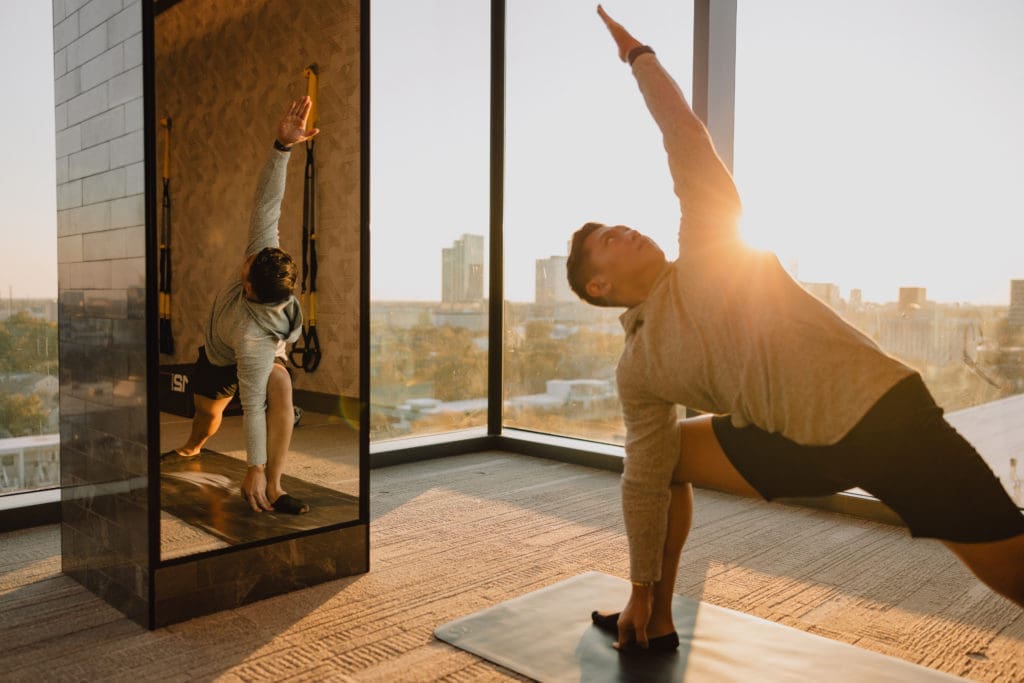 Pham enjoys Power Yoga and Vinyasa Yoga to stay fit. 
