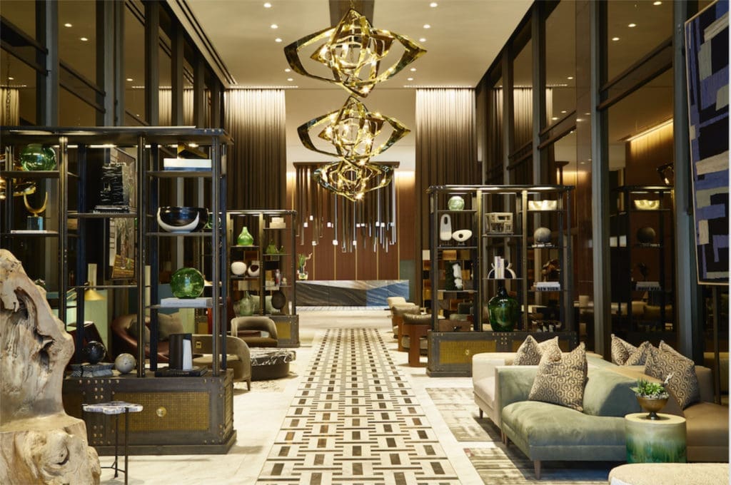 Thompson Dallas lobby. (Photo by Gustav Schmiege)