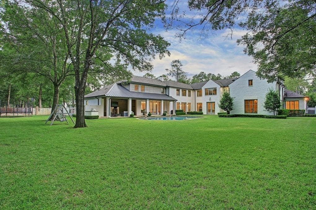 The 7,837 sq. ft.residence at 11314 Claymore Road was built in 1973 and had been completely updated.