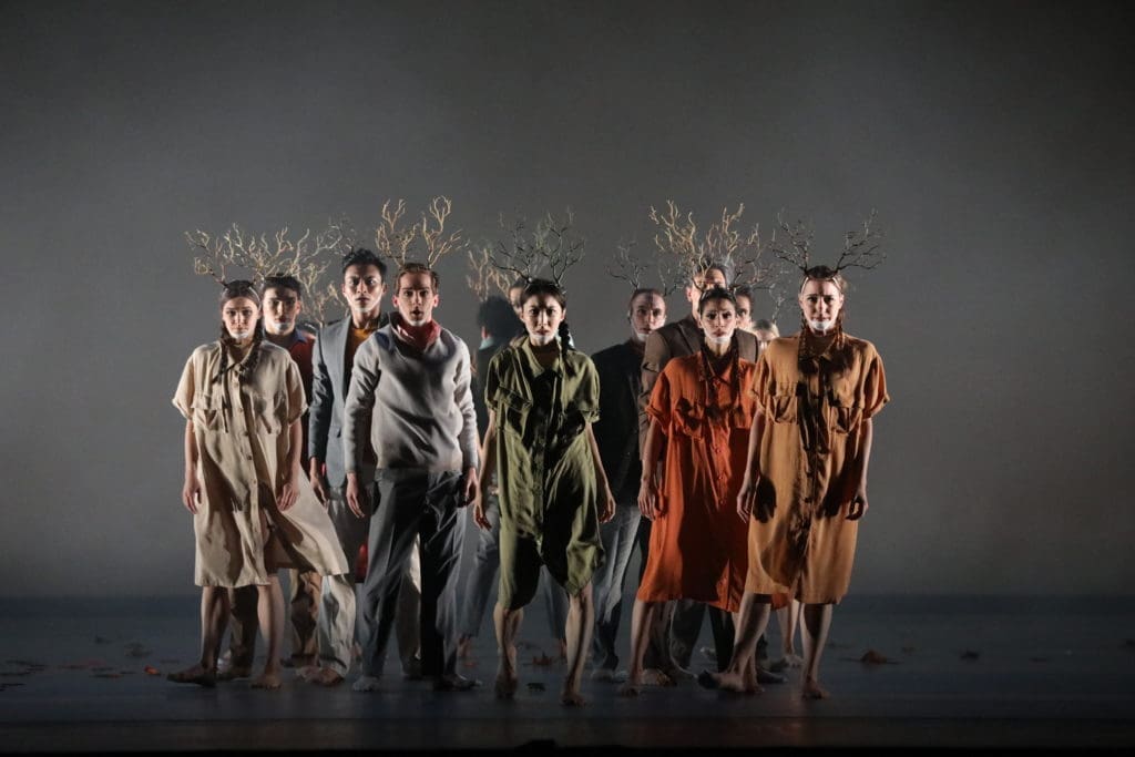 Artists of Houston Ballet in Disha Zhang's 'Elapse' (Photo by Amitava Sarkar, Courtesy of Houston Ballet)