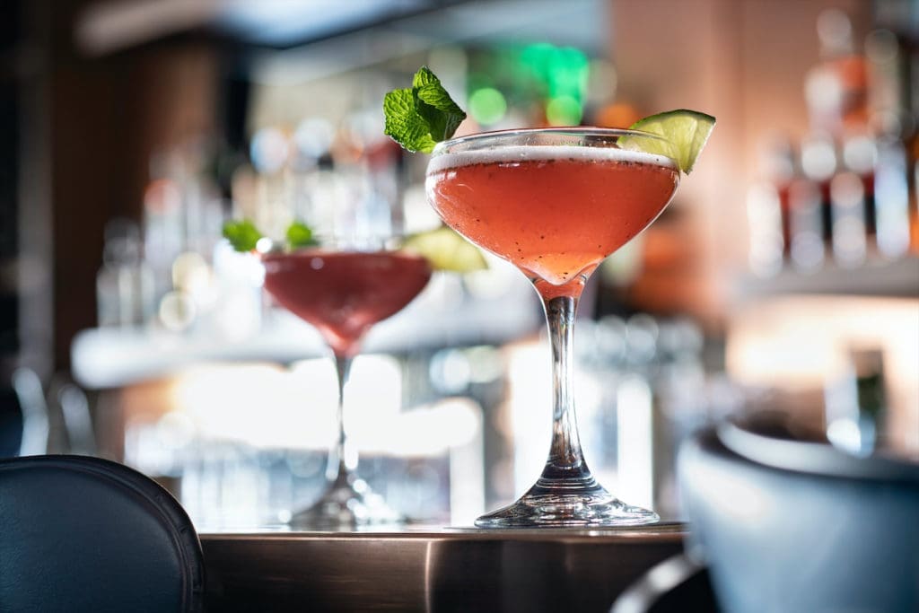 BarNone offers craft cocktails like The Amelia. (Photo by Manny Rodriguez)