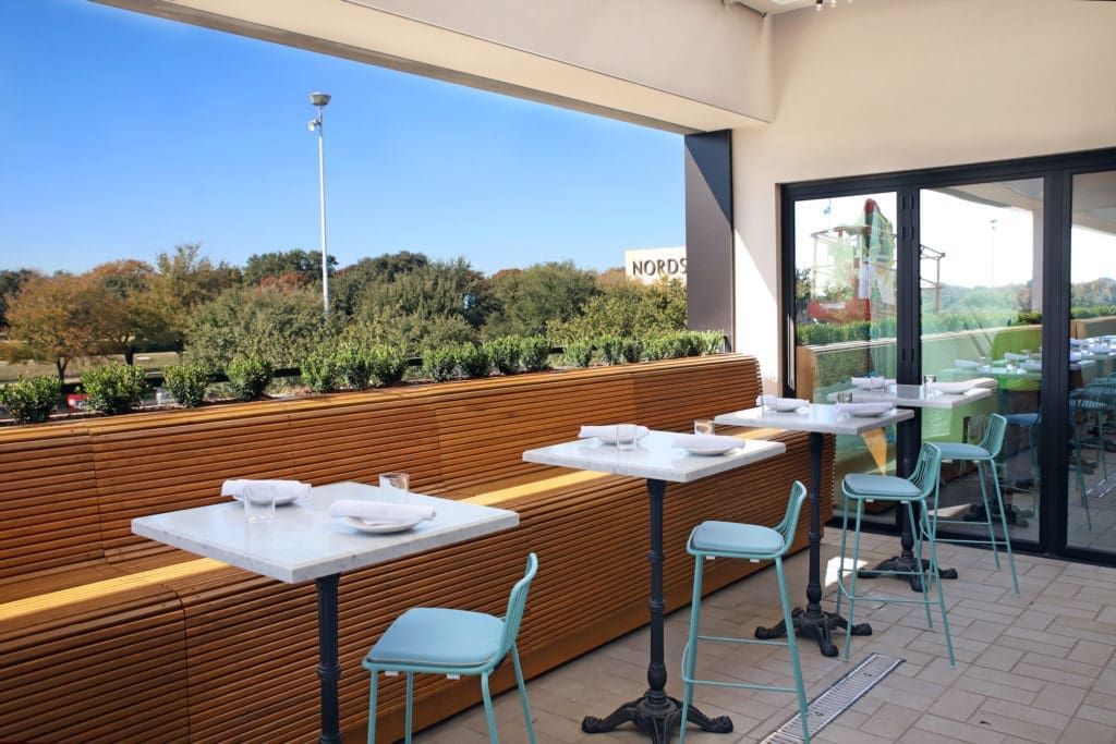 A view from the patio at Terra. (Photo by Allison David)