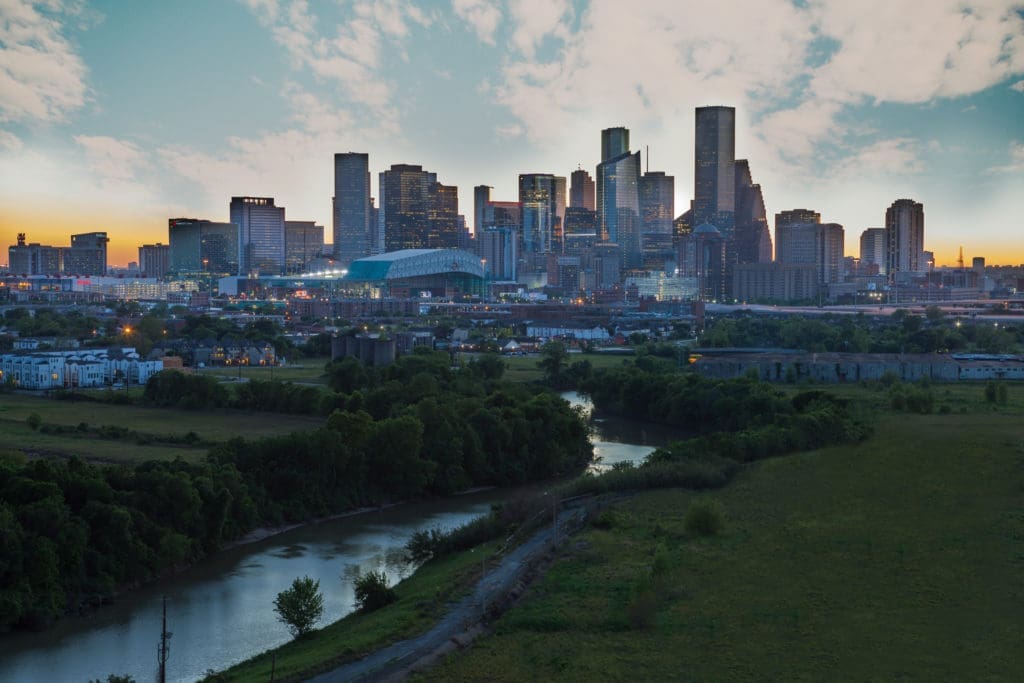 East River provides views to downtown Houston that many longtime Houstonians have never even seen before.