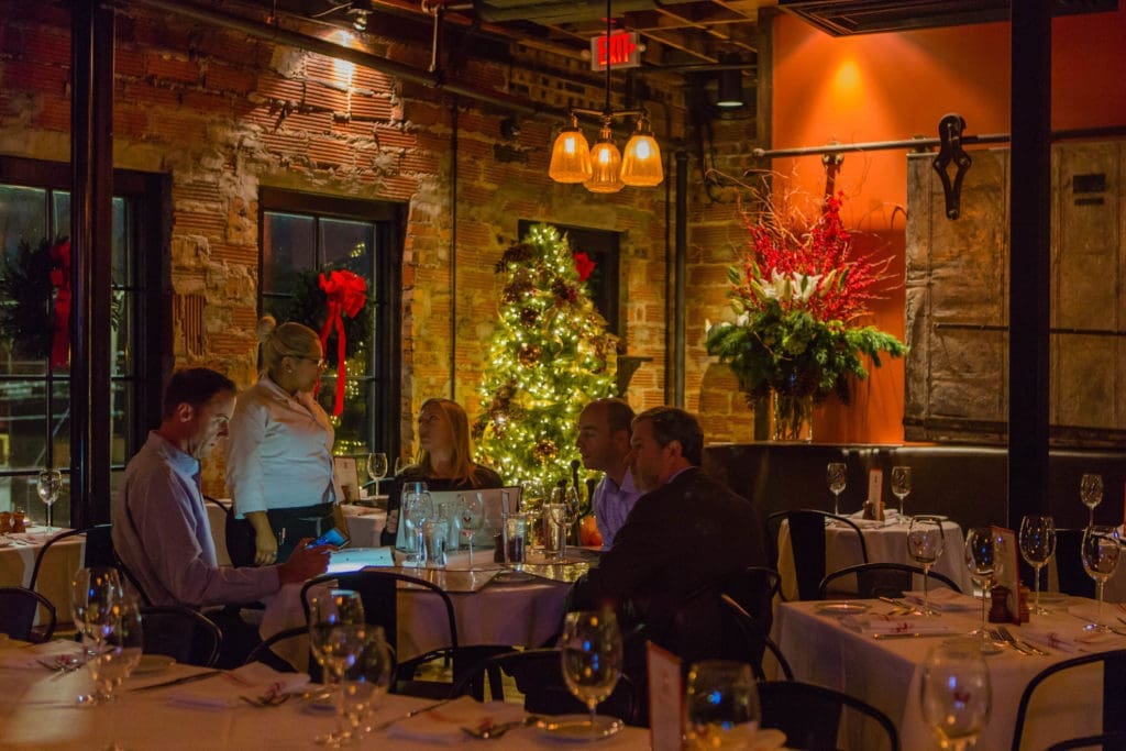 During the holiday season, every corner of B&B Butchers is decorated to the hilt. (Photo by Bonner Rhoden)