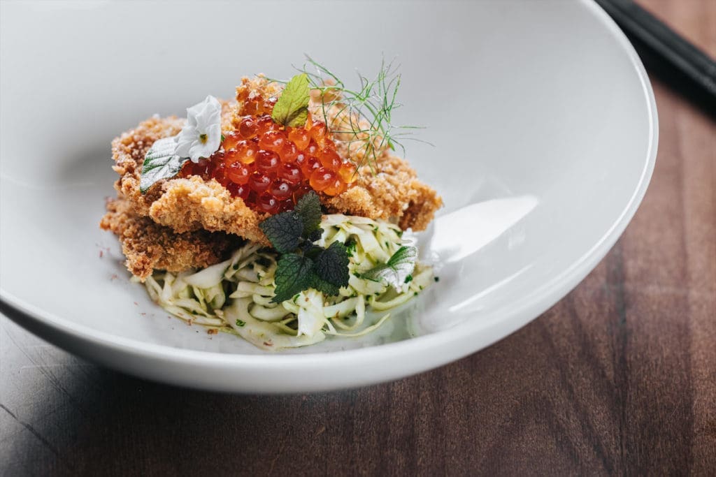 Dishes at Ichi Ni San include snacks like fried oysters. (Photo by Kathy Tran)