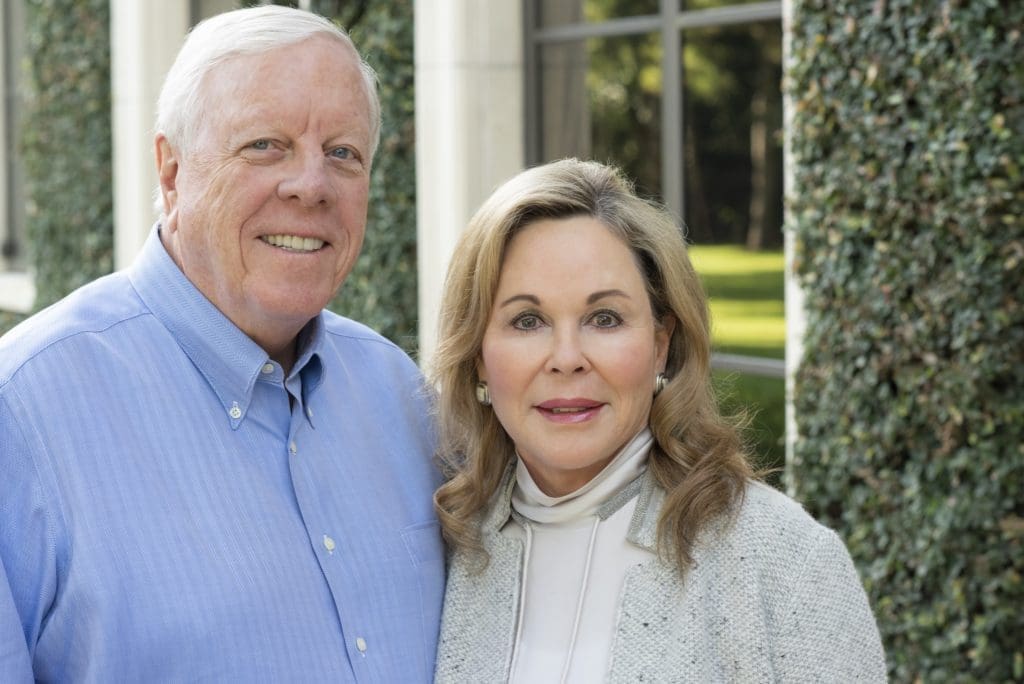 Through the Kinder Foundation, Rich & Nancy Kinder make a transformational $100 million gift to Buffalo Bayou Partnership for the Buffalo Bayou East Master Plan. (Photo by Karen Sachar, courtesy of the Kinder Foundation)