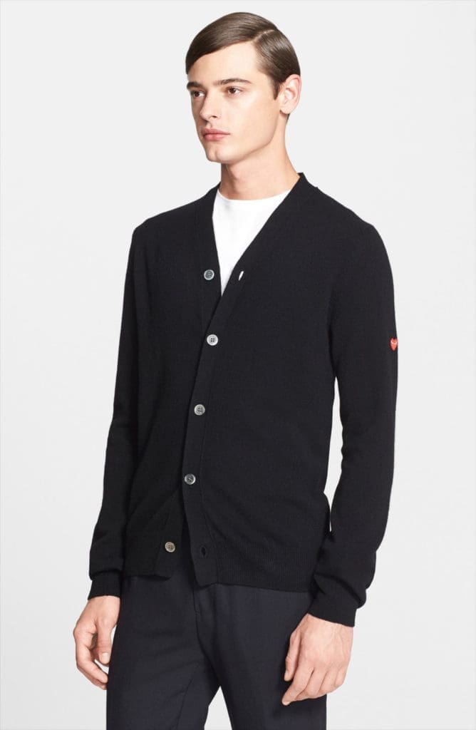 This playful line from the iconic Japanese label Comme des Garçon is known for its heart logo, and the calvacade of celeb devotees. 