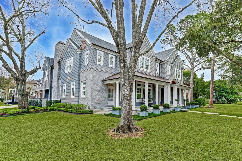 The Scott Fraiser custom home at 3424 Sunset Boulevard was built in 2018. 