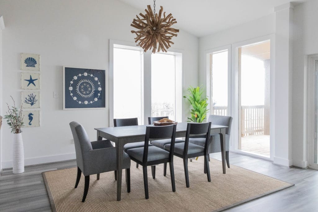 Pier 6 Seafood & Oyster House airbnbs, overlooking the Gulf of Mexico, average around 1,300 square feet. (Photo courtesy of Swiggard Creative)