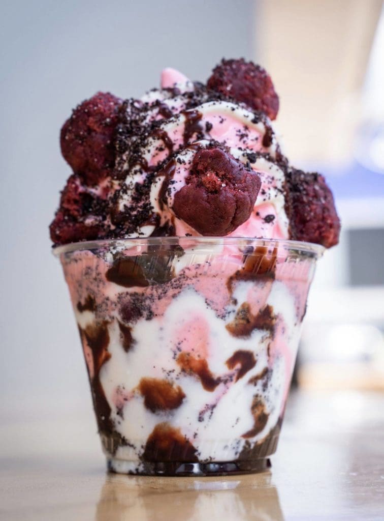 Cow Tipping Creamery's Red Velvet Smackdown stacker.