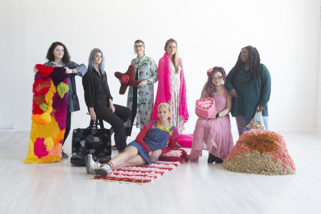 The yarnpreneur dream team. (Photo by Timothy Alsbrooks)