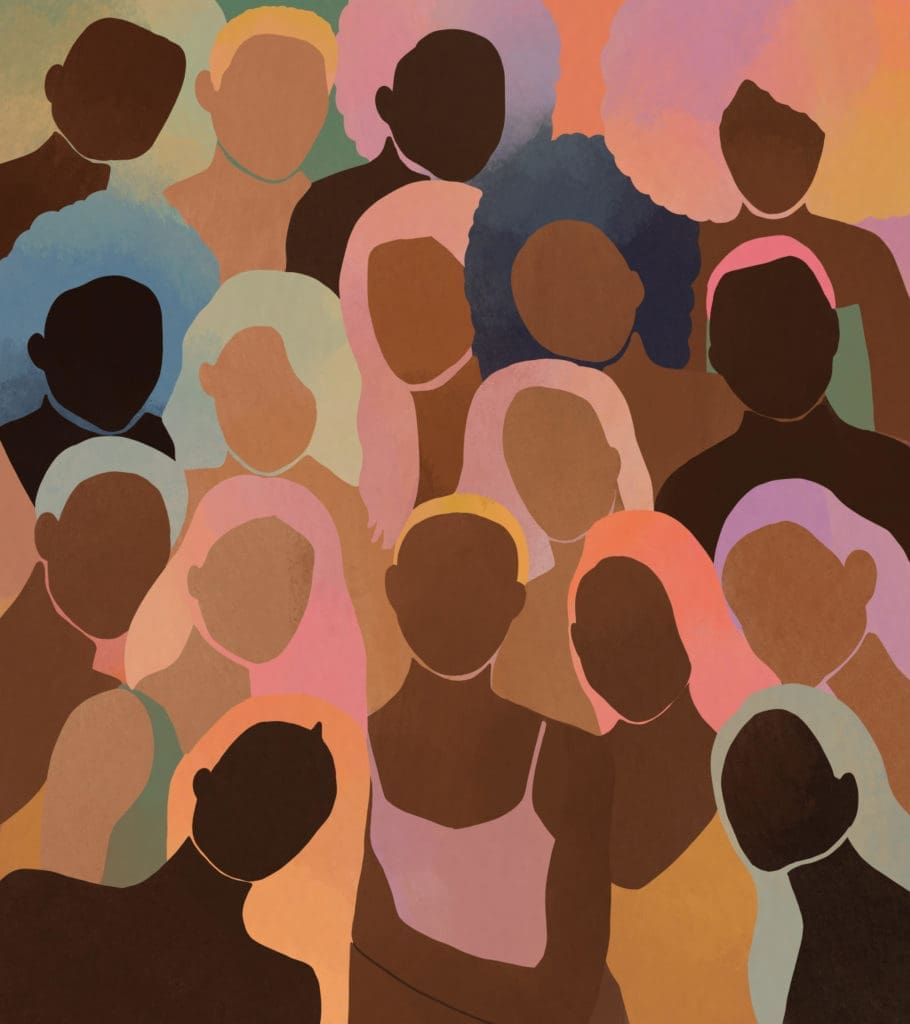 Artist Mikenzi Jones' 'Melanin Rainbow' graces the label of Pressed Juicery's Orange Tumeric, a salute to Black History month.