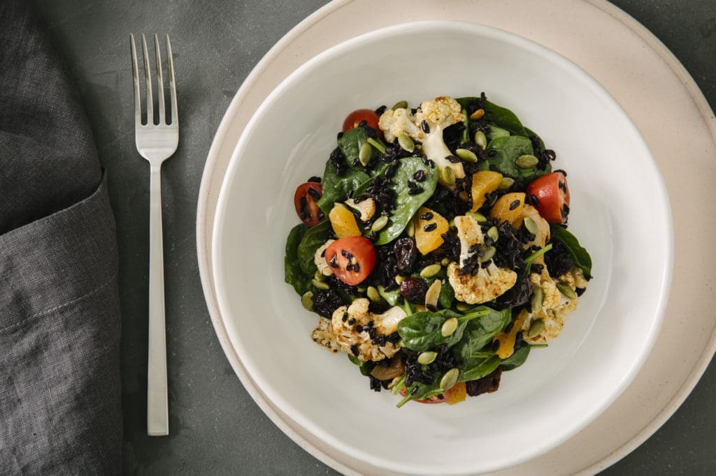 Lighter options like salads and soups are available at LADA.