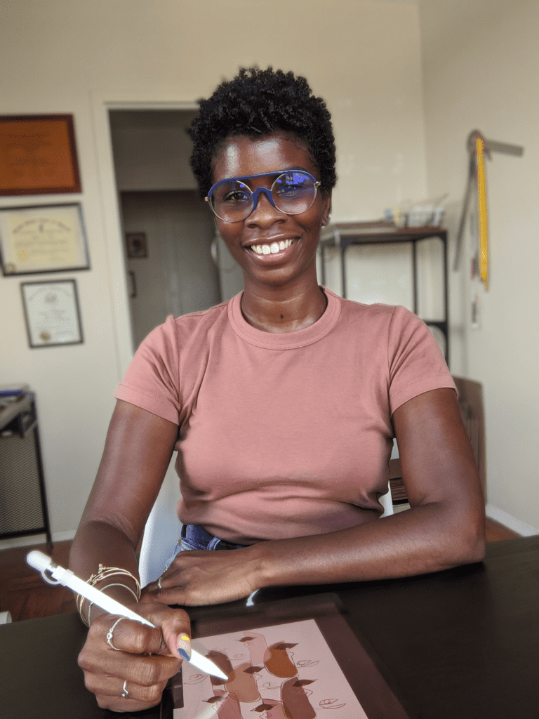 Artist Perryn Ford was one of three Black talents tapped by Pressed Juicery to create a juice label in salute to Black History month.