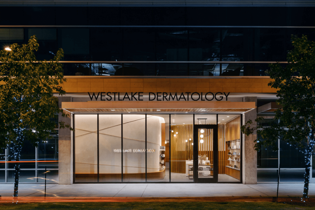 Michael Hsu Office of Architecture designed the Westlake Dermatology & Cosmetic Surgery Lamar Central clinic in Austin. (Photo courtesy of Westlake Dermatology)