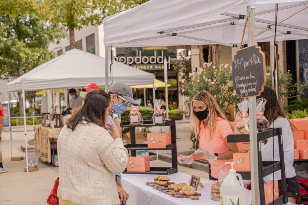 Cookies from Milk Mustache were so popular at the inaugural market in River Oaks District that even at $4 each, they were a near sellout. (Photo by Michael Anthony)