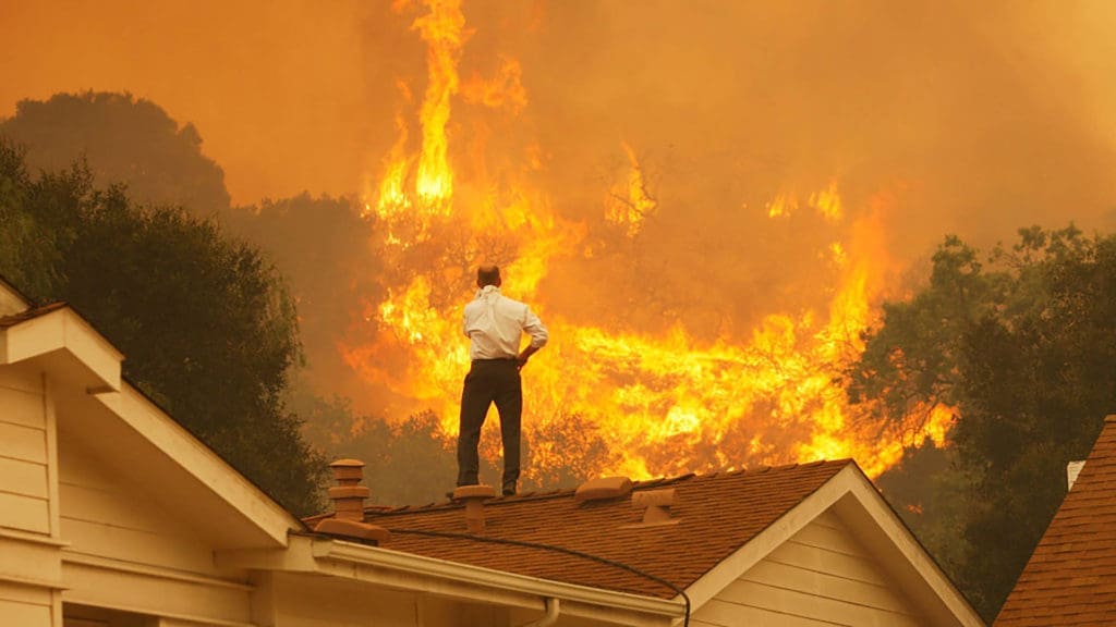 A still from Bring Your Own Brigade by Lucy Walker  that chronicles 2018 California wildfires. (Photo courtesy of Getty Images)