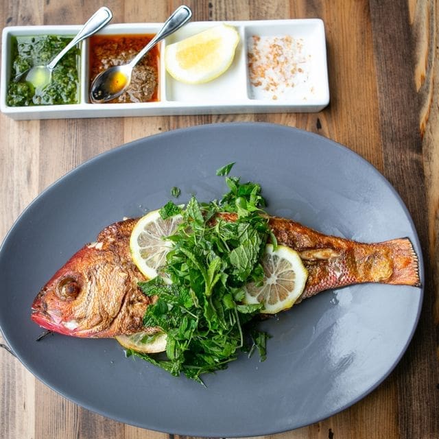The staff of Tempest offers personal anecdotes about their local seafood vendors to compliment the freshly caught menu offerings. 