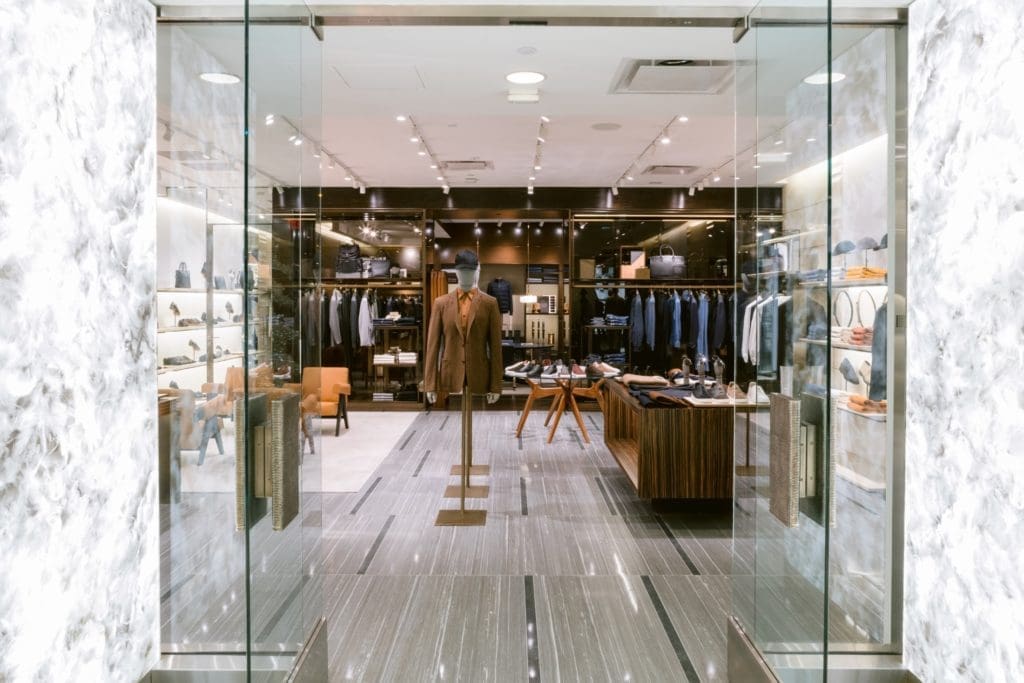 The new Zegna boutique in The Galleria (Photo ©kellidurham)