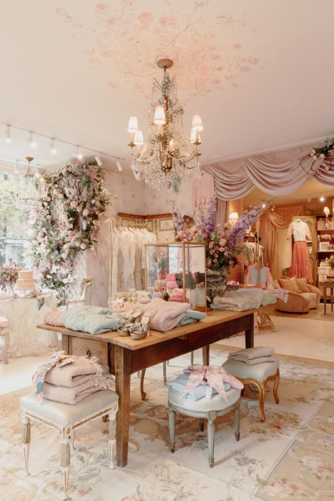 Inside the newly opened Madison Avenue location of LoveShackFancy.
