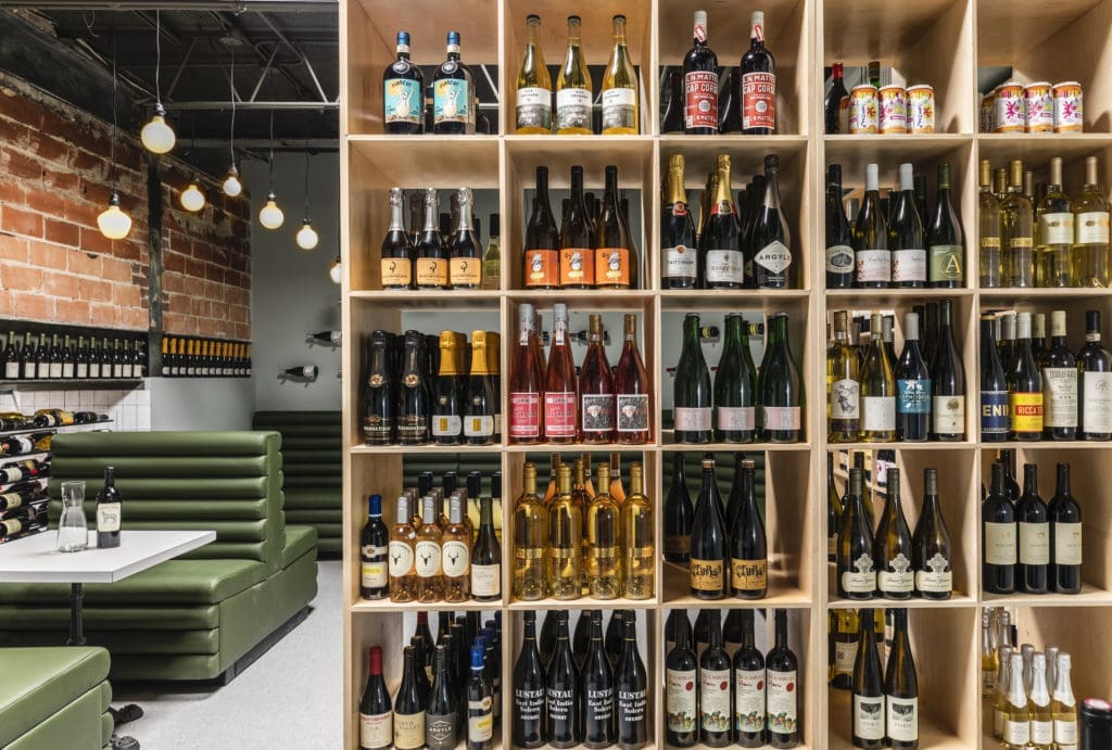 The second floor of Local Foods Market in Rice Village is a place for buying as well as wining and dining from the restaurant's menu.(Photo by Julie Soefer)