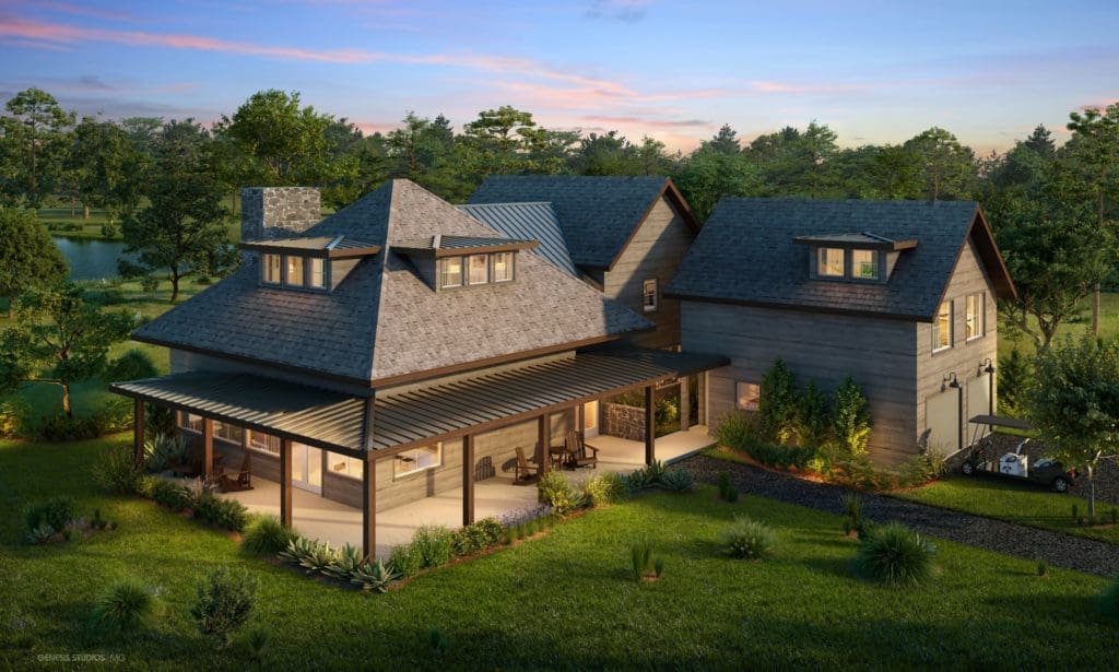 Lake Villas add 18 new residences to the community.