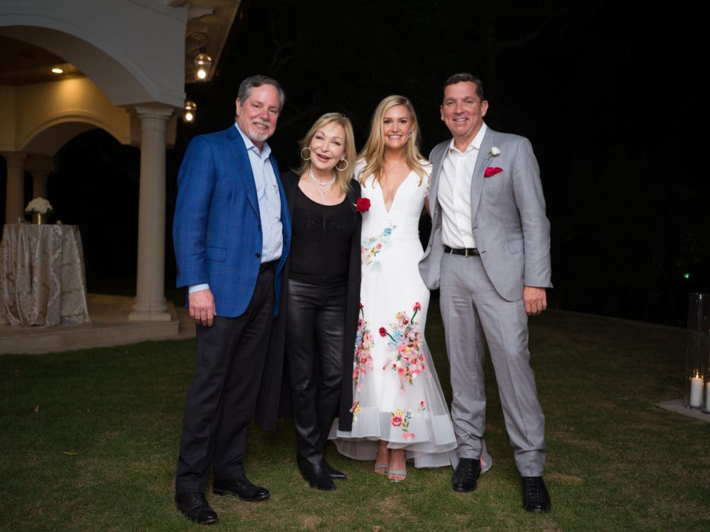 Engagement party hosts Brook & Julie Brookshire fête Frances Moody and fiancé Tony Buzbee.