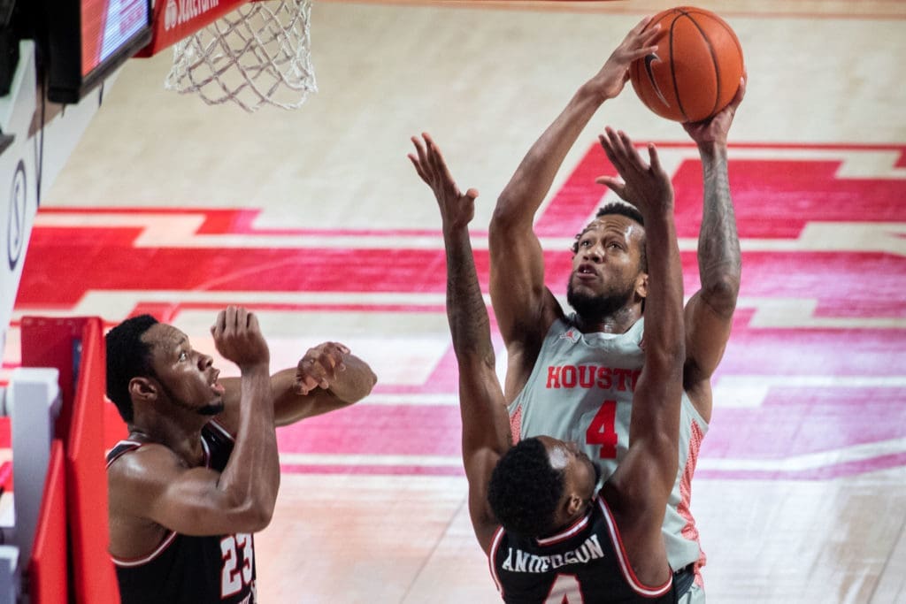 Justin Gorham's all-out intensity helps push Houston. (Photo by F. Carter Smith)