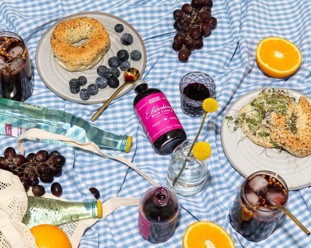 Made from fresh elderberries not dehydrated ones.