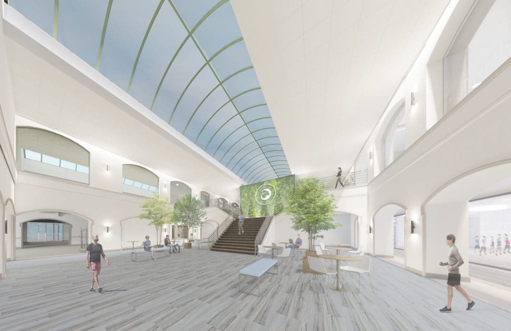 The Houstonian Club atrium part of the $23.5 million renovation that beings in March.