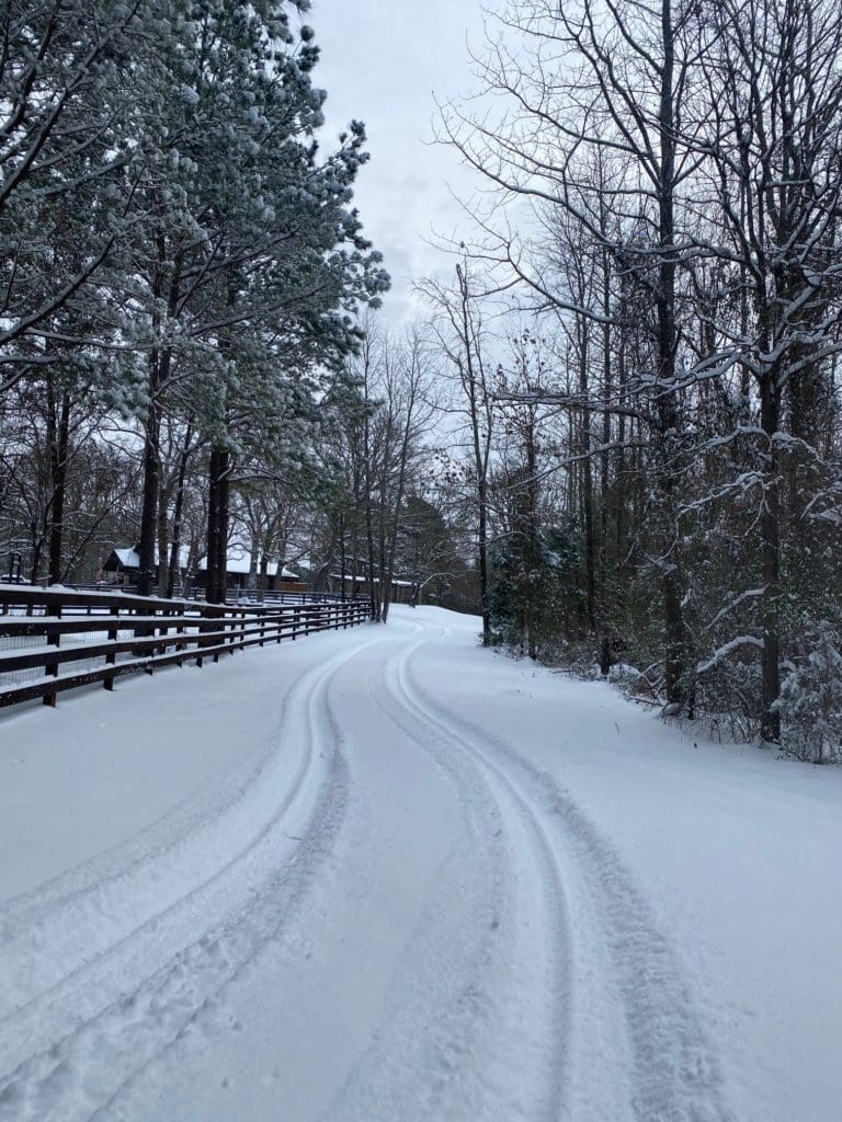 While the snow from Winter Storm Uri was beautiful the energy grid fallout was not so pretty. (Photo courtesy of Antioch Ranch)