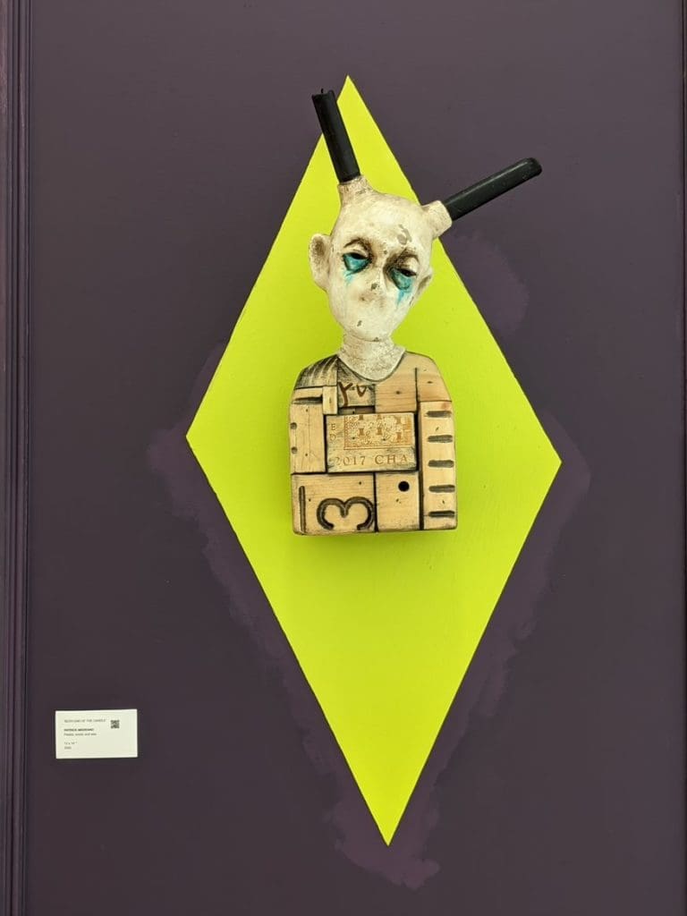 Patrick Medrano's "Both End of the Candle," 2020. (Photo by Crystal Correa)