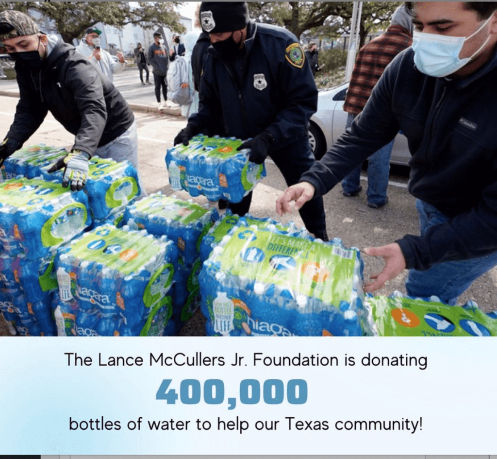 Lance McCullers Jr. Foundation website supports the Astros pitcher's efforts for provide clean water for Houstonians in need.