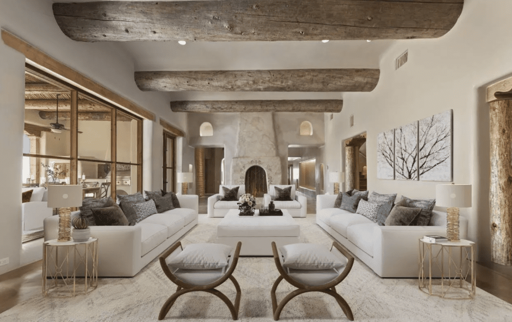 Realtor Tamara Straight styled George Strait's 7,925 sq.ft. home virtually  to impart a true residential feel. (Photo by LRES)