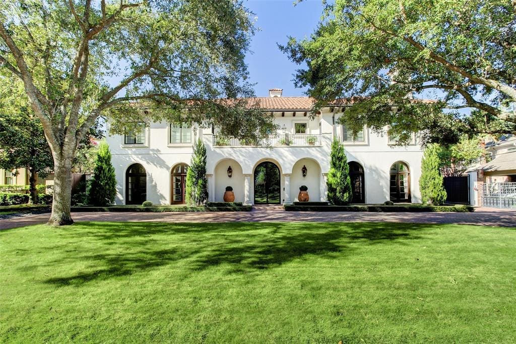 Spanish design influences and the Tanglewood area location made this beauty at 5300 Bayou Glenn a quick sale.