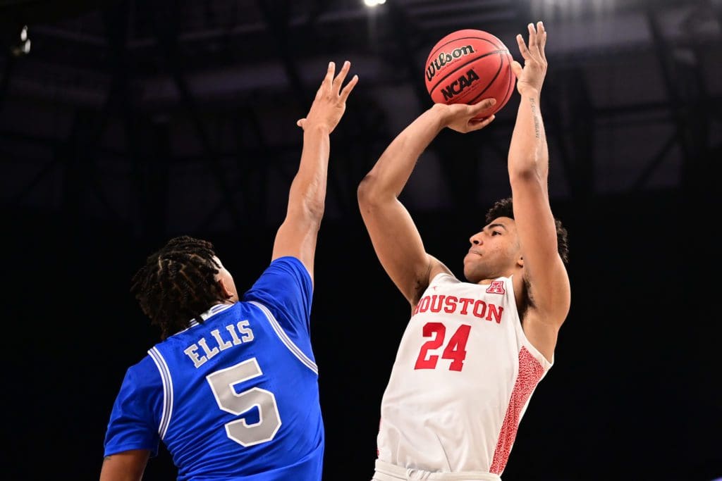 Quentin Grimes turned into Houston's cold-blooded closer. And the Knicks appreciate that. (@UHCougarMBK)