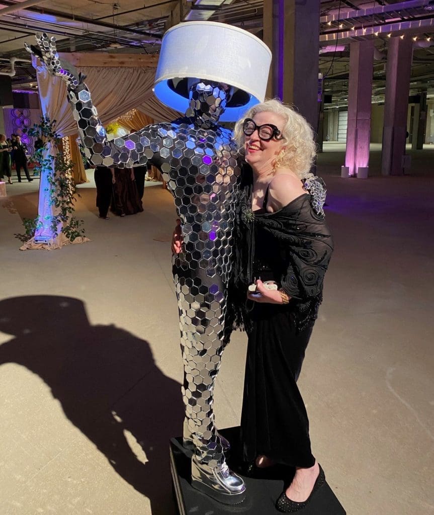 Nancy Lamb - The effervescent, incomparable artist herself. Photo credit Ariel Davis.