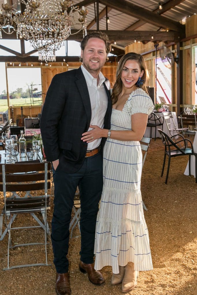Tyler & Caitlin Faubion at the Butcher's Ball in Round Top (Photo by Emily Jaschke)