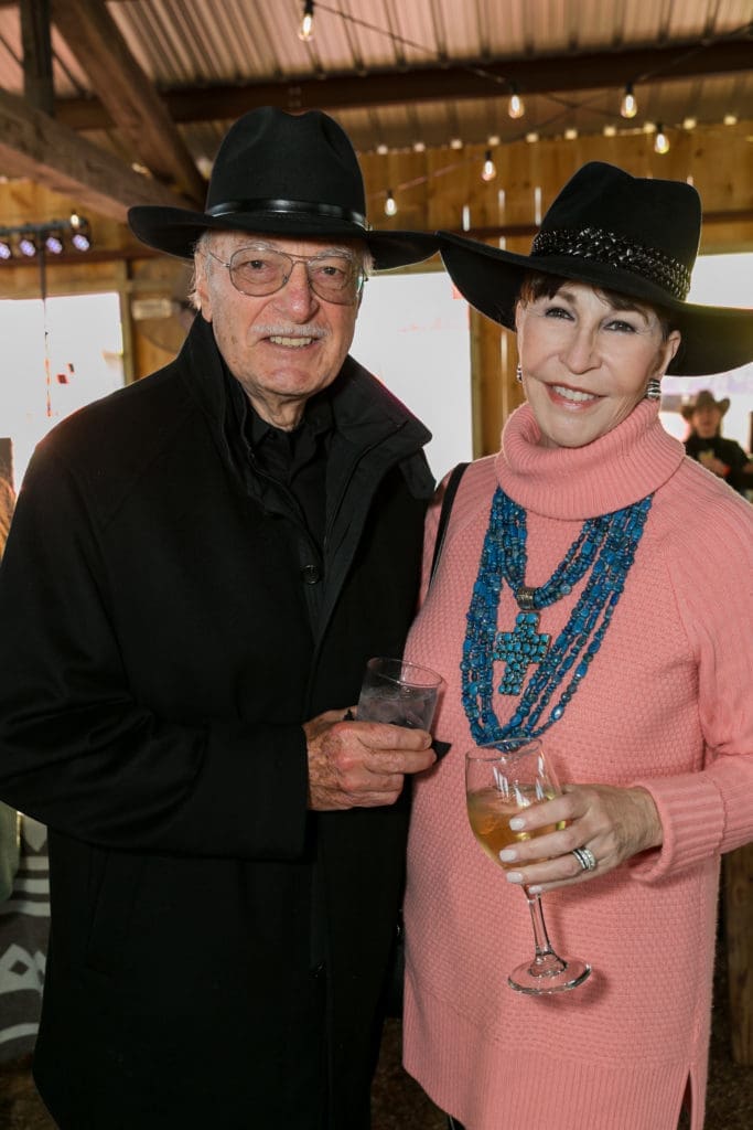 Shafik Rifaat & Shelby Hodge at the Butcher's Ball held at The Halles in Round Top (Photo by Emily Jaschke)