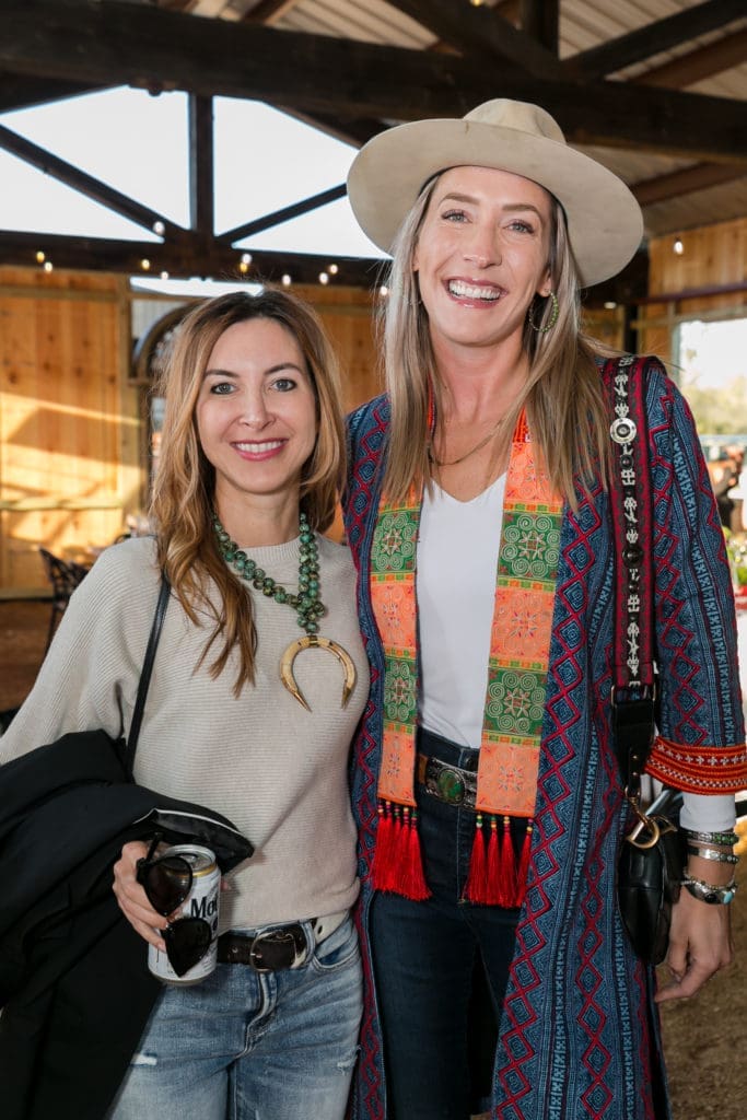 Sheri Sullivan, Natalie Vaclavik at the Butcher's Ball in Round Top (Photo by Emily Jaschke)